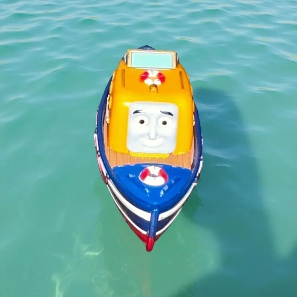 2009 Take Along Take Thomas The ‘CAPTAIN’ DieCast Metal BOAT B9 - Picture 1 of 6
